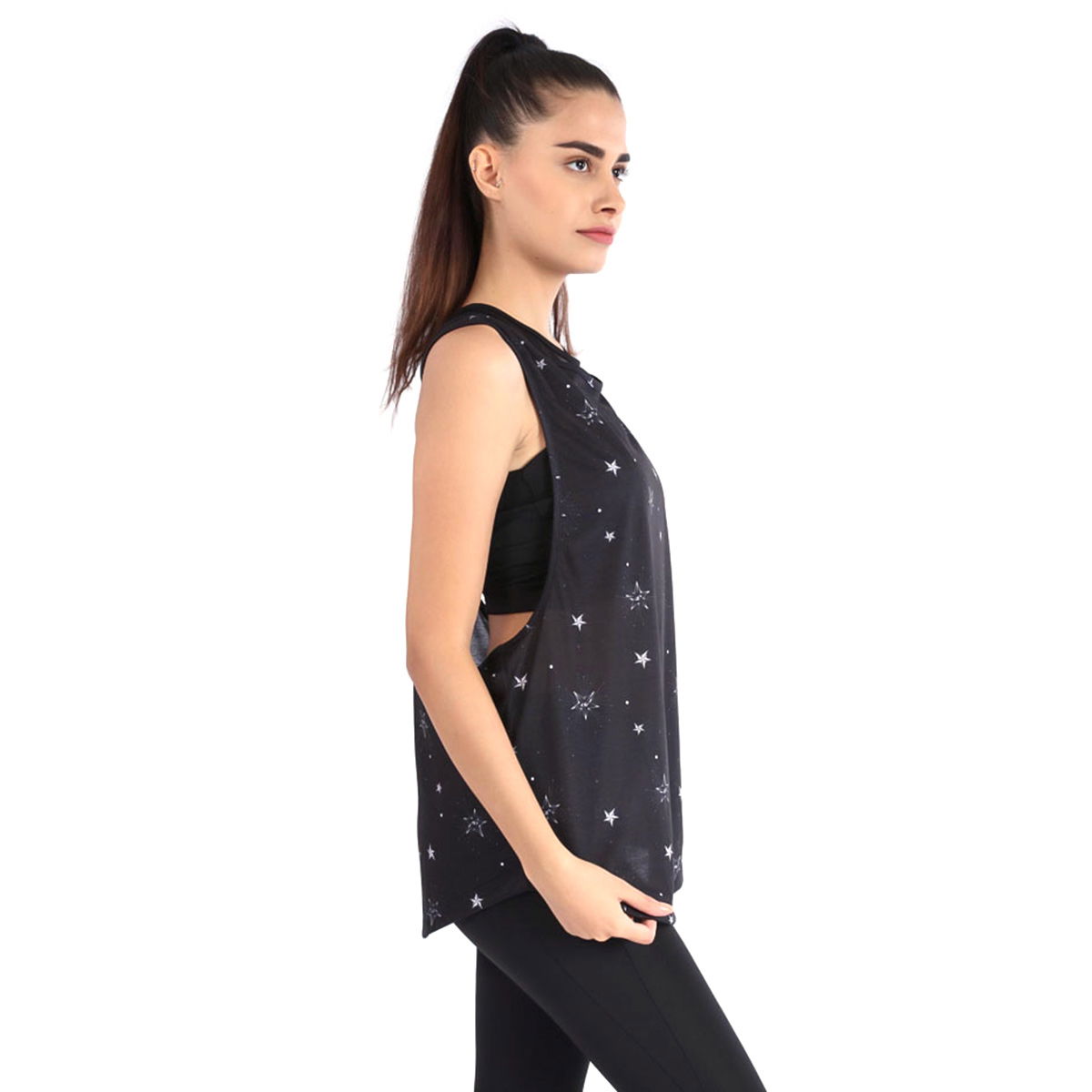 Kadın Siyah Atlet 710439-00B
