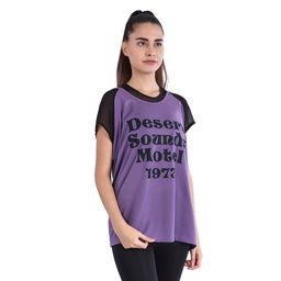 Kestulert Kadın Mor Koşu Tişört 710433-Plb