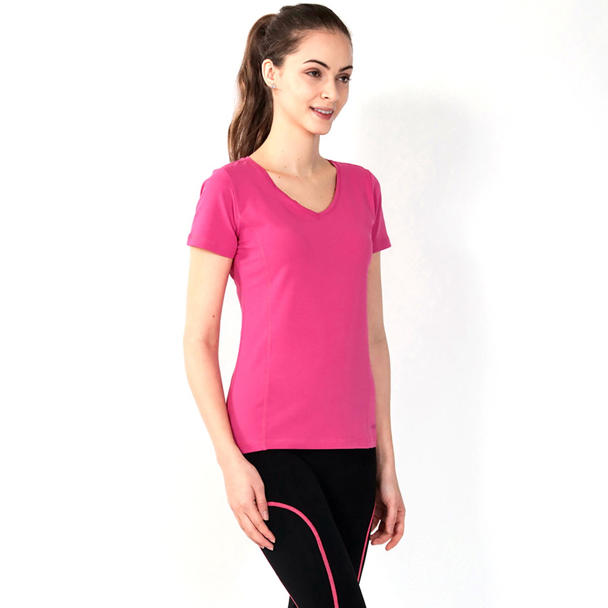 Supkestop Kadın Pembe Günlük Stil Tişört 525031-0RS