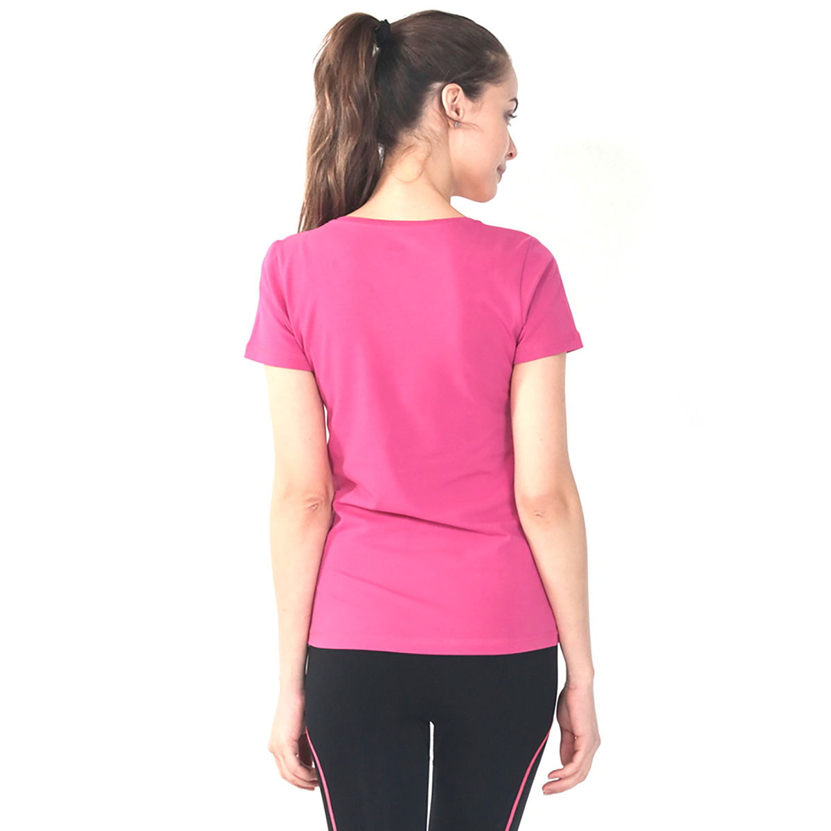 Supkestop Kadın Pembe Günlük Stil Tişört 525031-0RS