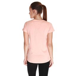 Flakestop Kadın Pembe Günlük Stil Tişört 610003-Spn