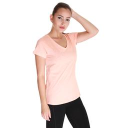 Flakestop Kadın Pembe Günlük Stil Tişört 610003-Spn