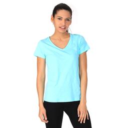 Flakestop Kadın Mavi Günlük Stil Tişört 610003-0Tl