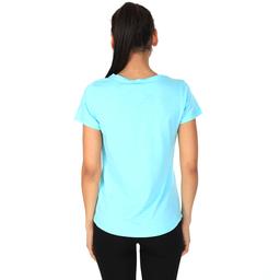 Flakestop Kadın Mavi Günlük Stil Tişört 610003-0Tl