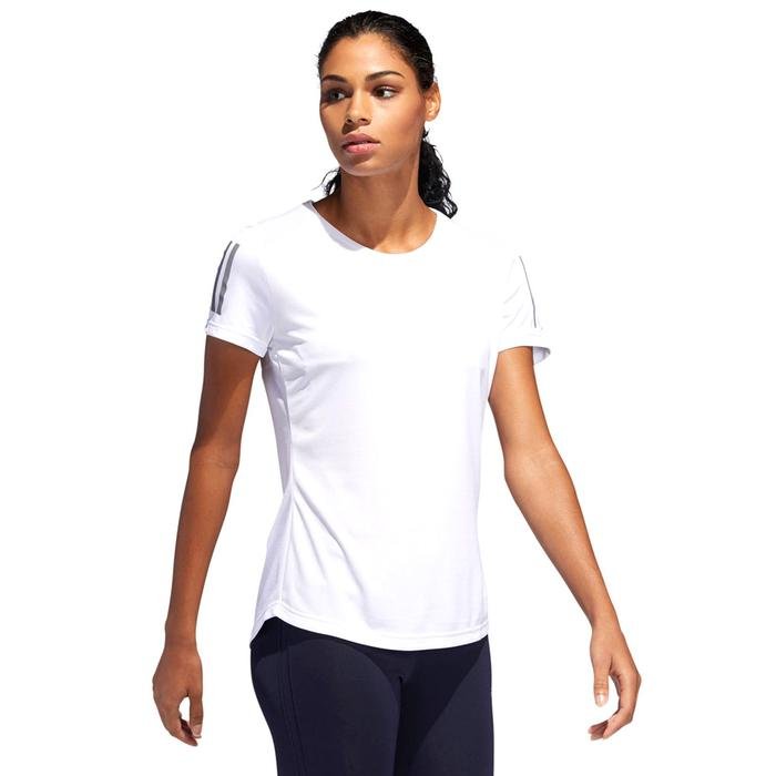 Own The Run Kadın Beyaz Günlük Stil Tişört DQ2620 1115229