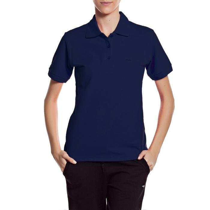Basic Kadın Mavi Günlük Stil Polo Tişört 100856-00I 342203