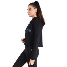 Newswekis Kadın Siyah Koşu Sweatshirt 710429-00B