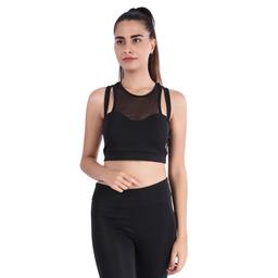 Kadın Siyah Sporcu Sütyeni 710424-0Bb