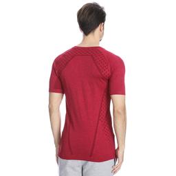 Seamless Erkek Kırmızı Antrenman Tişörtü Tke1043-00K