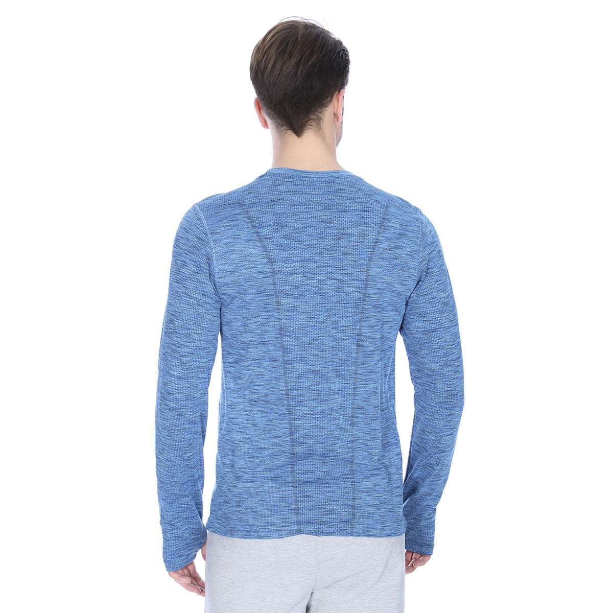 Seamless Erkek Mavi Koşu Tişörtü Tke1044-00M