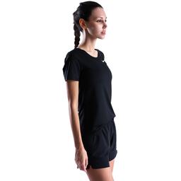 Top All Over Mesh Kadın Siyah Antrenman Tişört 889540-010
