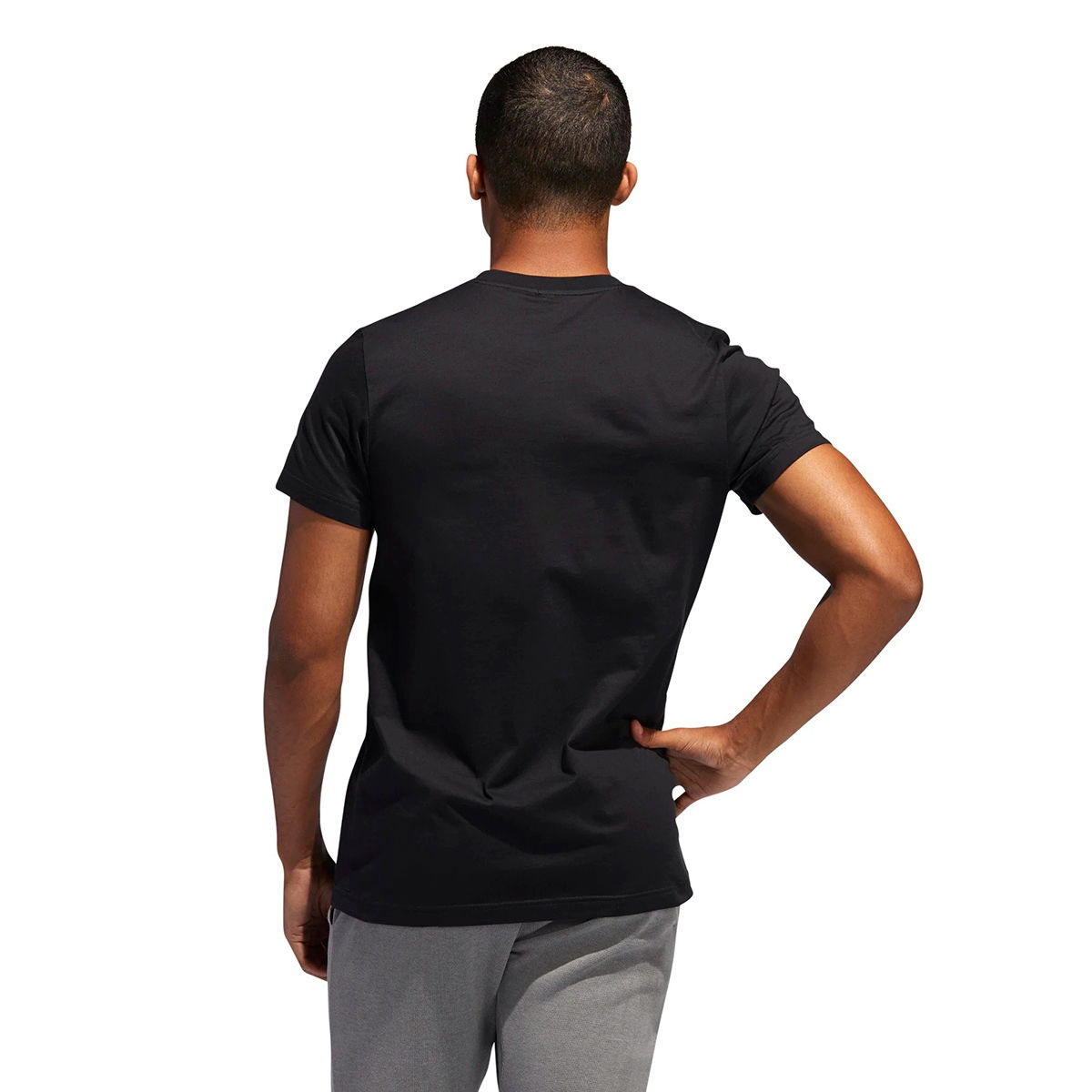 Dame Logo Erkek Siyah Basketbol Tişört FM4791