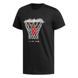 Dame Logo Erkek Siyah Basketbol Tişört FM4791