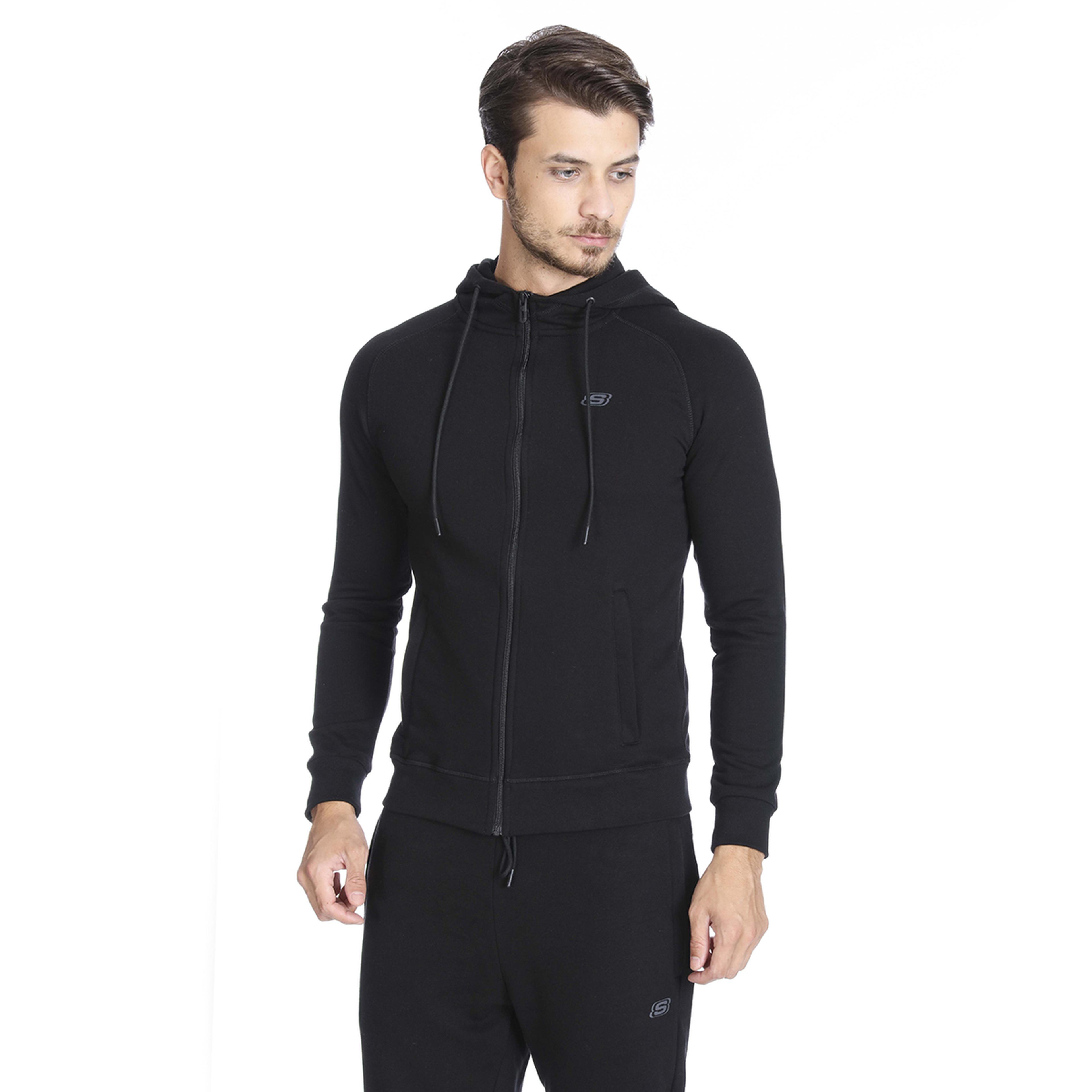 Fleece Erkek Siyah Günlük Stil Sweatshirt S192239-001