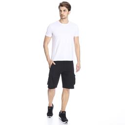 Outshort Erkek Siyah Şort M10005-BLK