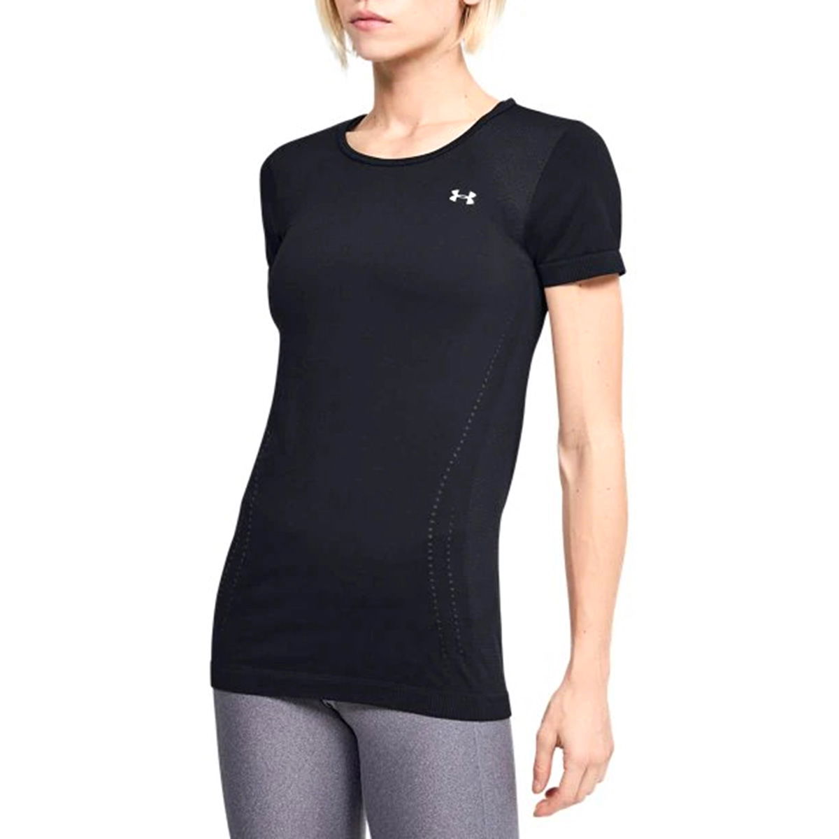 Seamless Ss Kadın Siyah Tişört 1351604-001