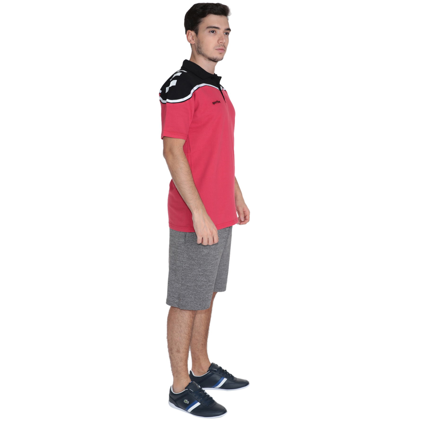 New Line Erkek Pembe Basketbol Polo Tişört 201461-0KS