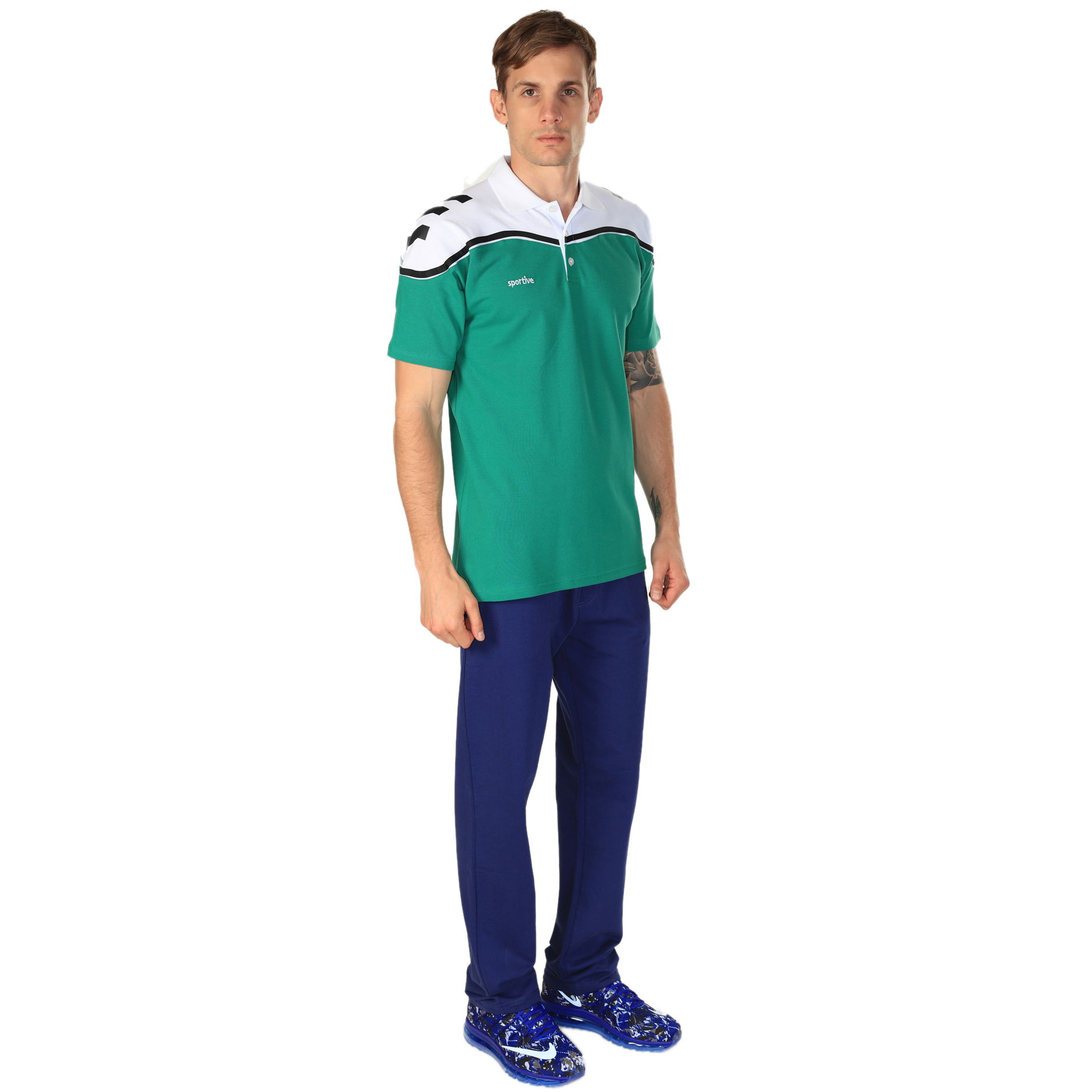 New Line Erkek Yeşil Basketbol Polo Tişört 201461-0YB
