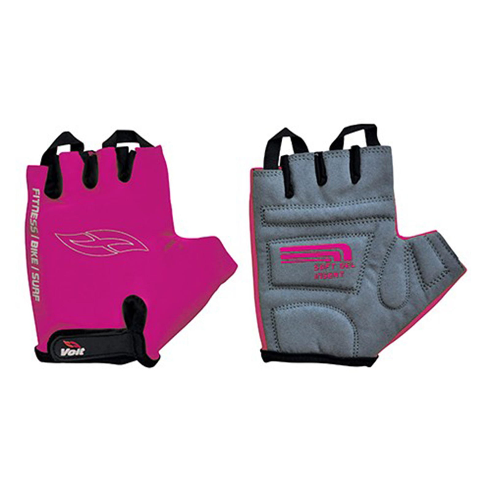 8024 Unisex Pembe Medium Fitness Eldiveni 1VTAK8024/M-090