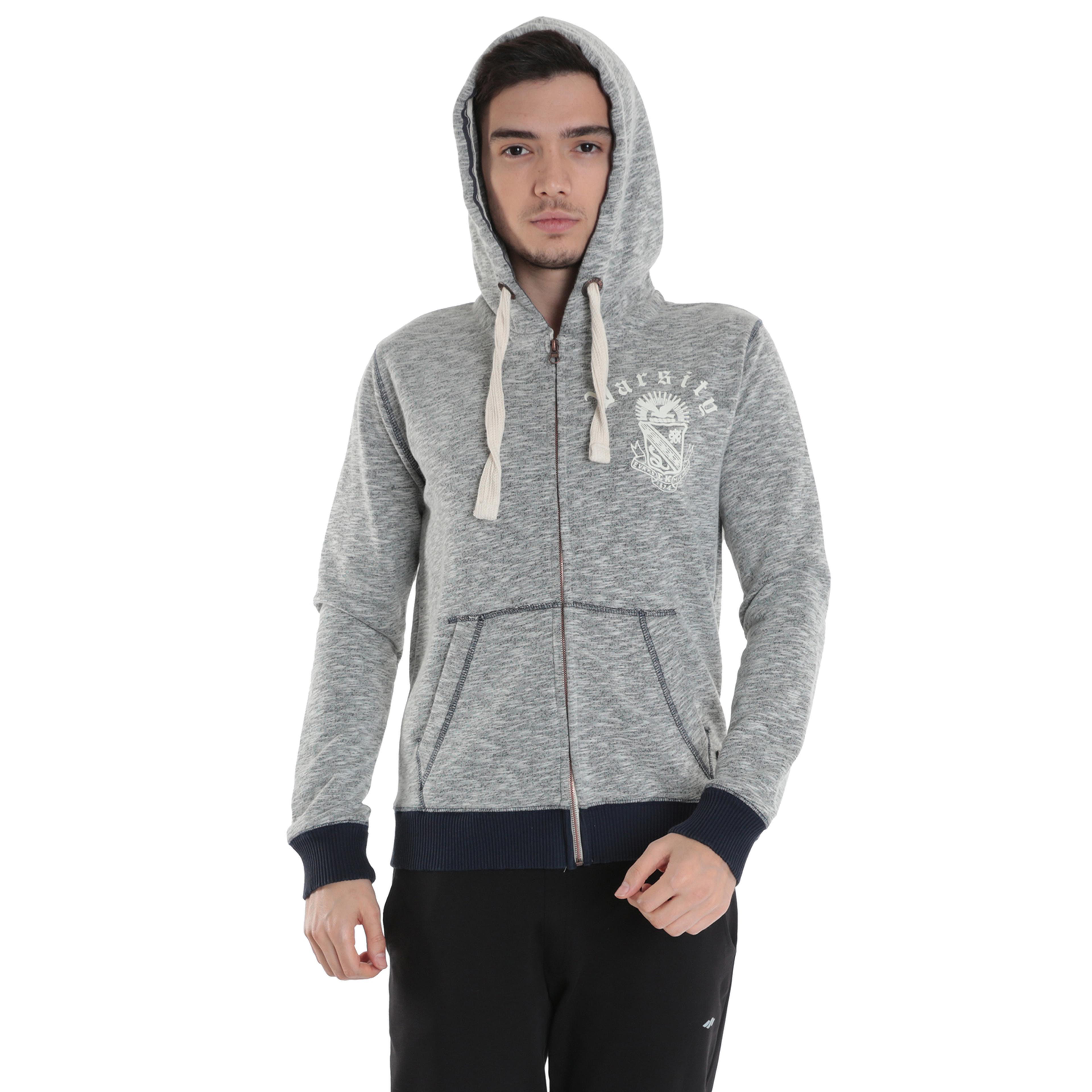 Sw Erkek Gri Günlük Stil Sweatshirt 17176-Gri Mlj