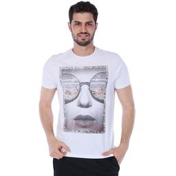 Paradise Sux Erkek Beyaz Günlük Stil Tişört P1Ss12 10 M