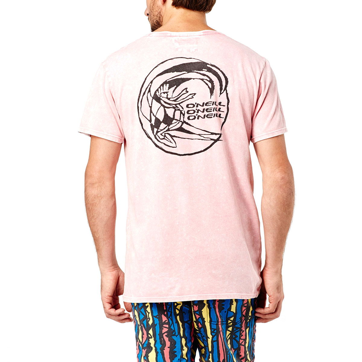 Wavecult Backdrop Erkek Pembe Günlük Stil Tişört 602310-4026