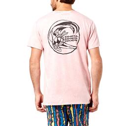 Wavecult Backdrop Erkek Pembe Günlük Stil Tişört 602310-4026
