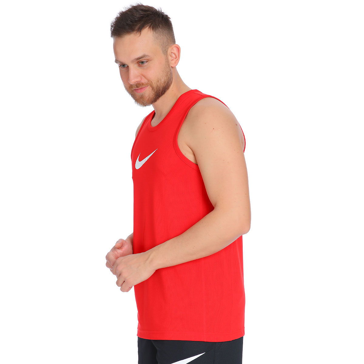 Dri-Fit Crossover Tank Erkek Kırmızı Basketbol Atleti BV9387-657
