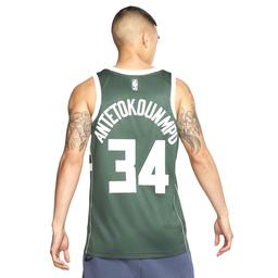 NBA Mil Swgmn Jsy Road Erkek Yeşil Basketbol Forması 864489-323