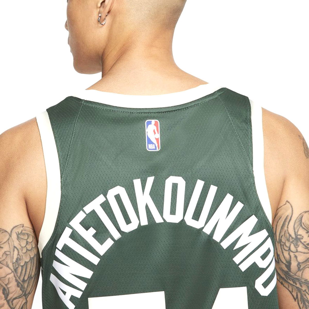 NBA Mil Swgmn Jsy Road Erkek Yeşil Basketbol Forması 864489-323