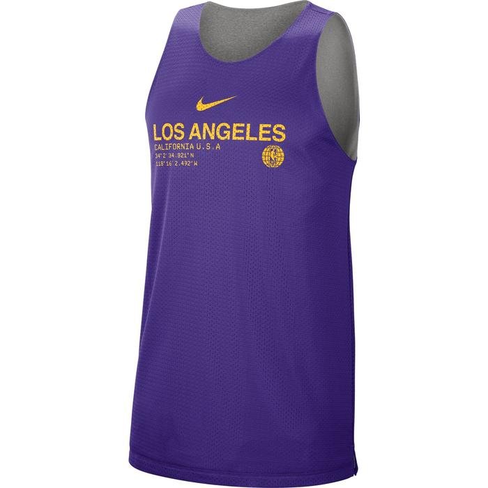 Los Angeles Lakers NBA Erkek Mor Basketbol Atleti CN0716-504 1211246