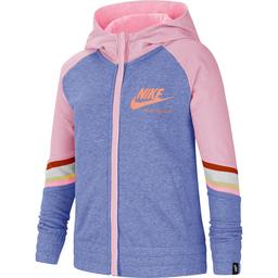 Nsw Heritage Fz Hoodie Çocuk Mavi Tenis Sweatshirt CU8293-478