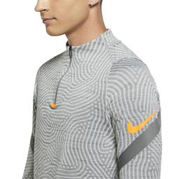 Dry Strke Dril Top Ng Erkek Siyah Futbol Uzun Kollu Tişört CD0564-084