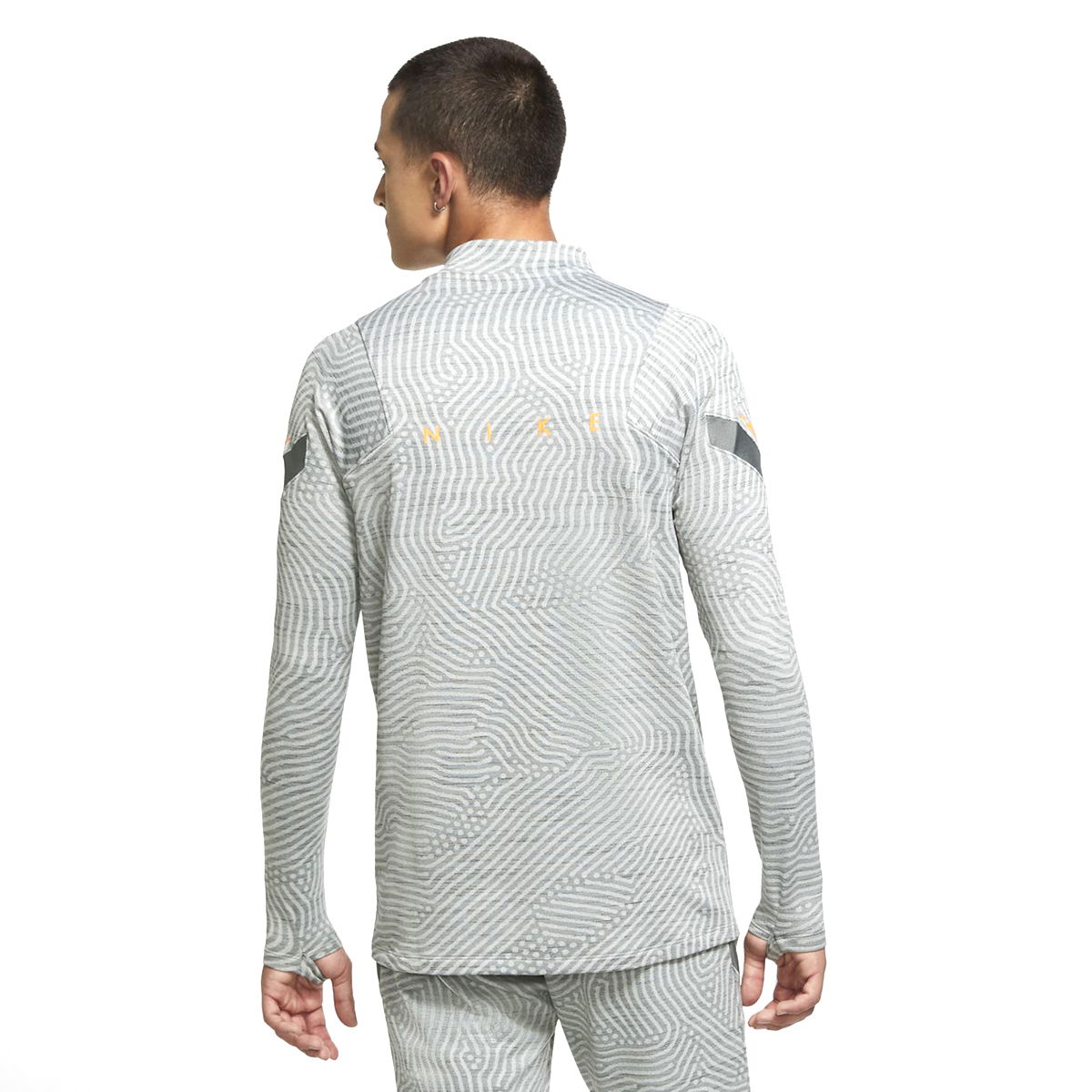 Dry Strke Dril Top Ng Erkek Siyah Futbol Uzun Kollu Tişört CD0564-084