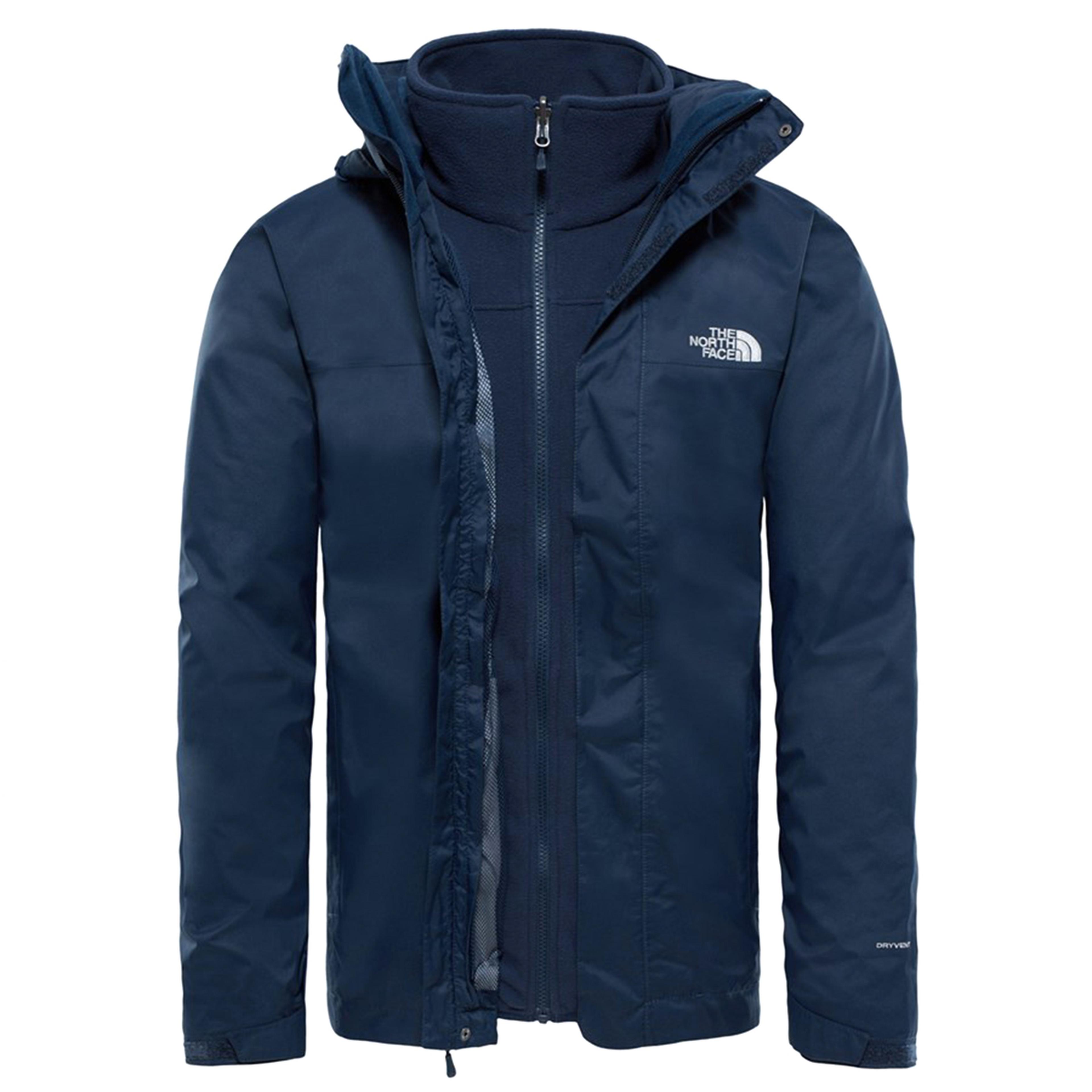 Evolve II Triclimate Jacket Erkek Mavi Outdoor Mont NF00CG55H2G1