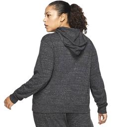 Gym Vntg Hoodie Hbr Plus Kadın Siyah Antrenman Sweatshirt CT0642-010