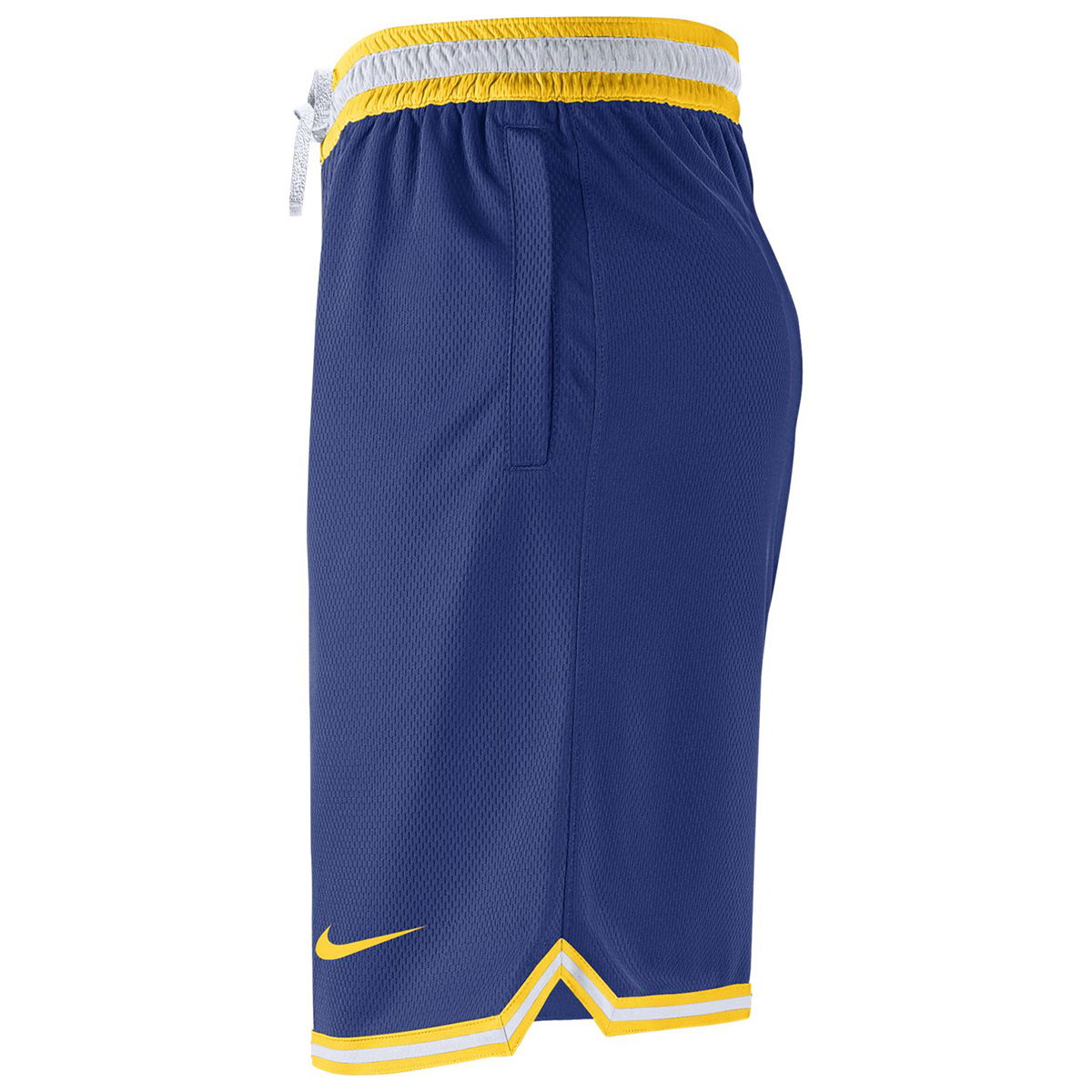 NBA Golden State Warriors Erkek Mavi Basketbol Şortu AV0140-495