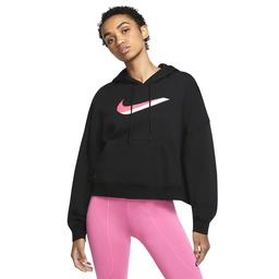 icn Clsh Flc Hoodie Ft Kadın Siyah Günlük Sweatshirt CU5108-010