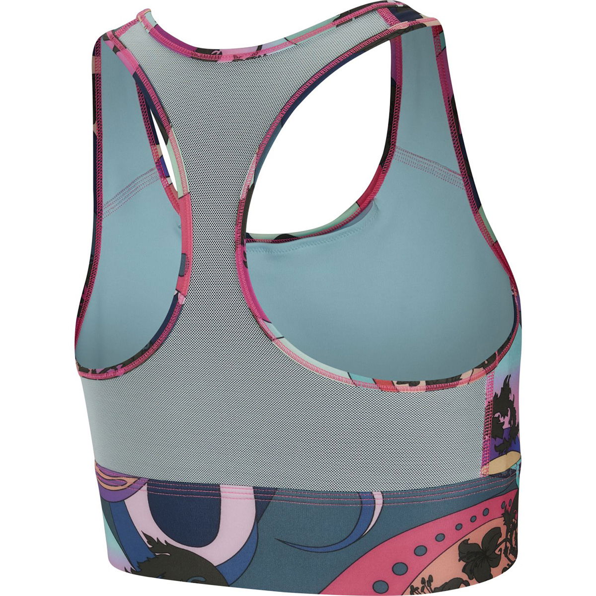 Swoosh Icnclsh Bra Prt Ll Kadın Mavi Antrenman Sporcu Sütyeni CU7372-433