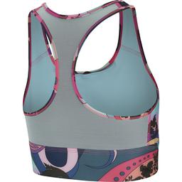 Swoosh Icnclsh Bra Prt Ll Kadın Mavi Antrenman Sporcu Sütyeni CU7372-433