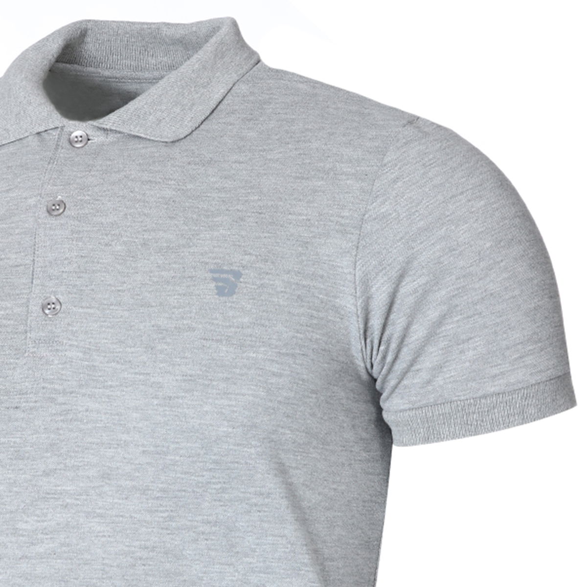 Pikepolo Erkek Gri Günlük Stil Polo Tişört 711215-GRI