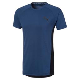 Evostripe Tee Erkek Mavi Günlük Tişört 58146543