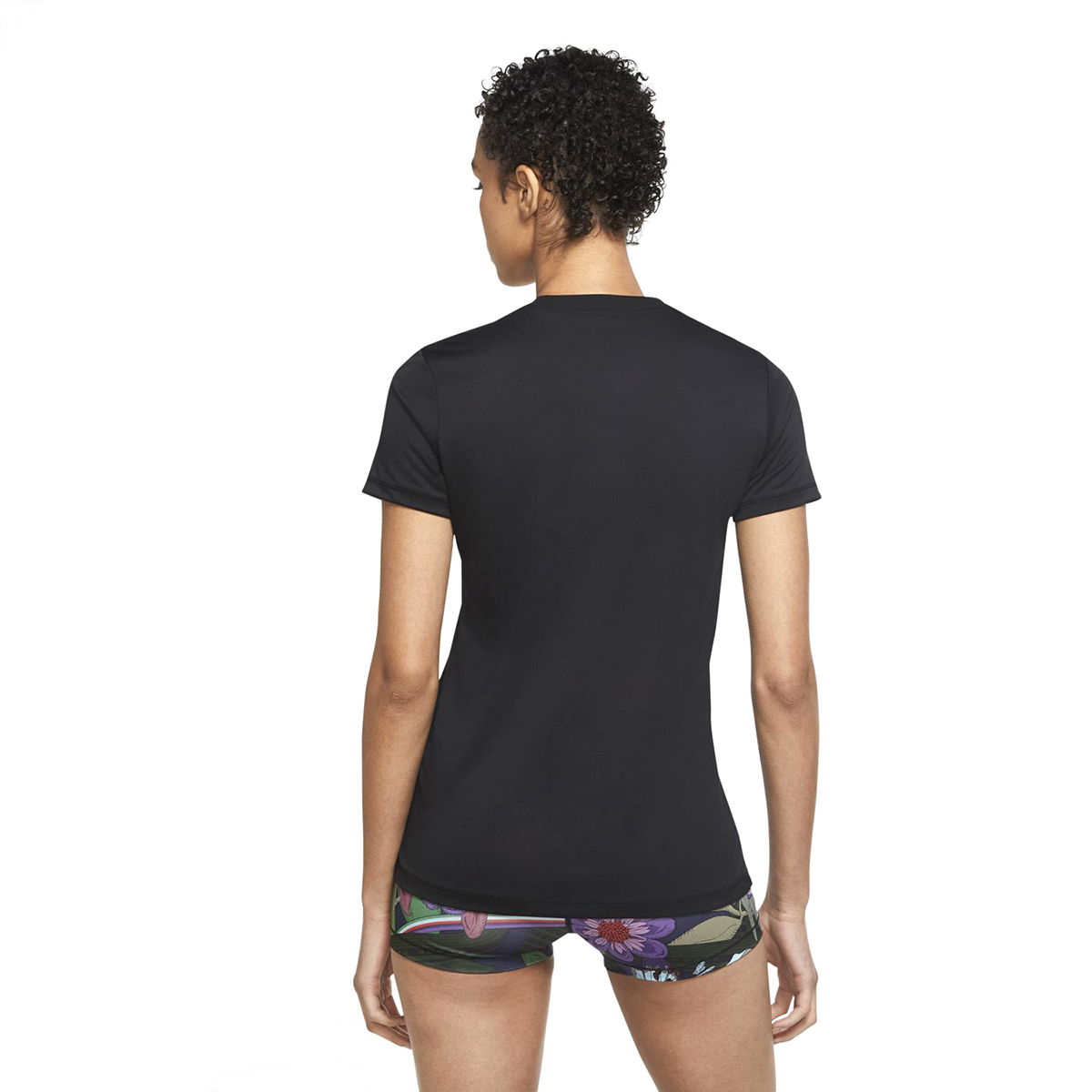 Dry Tee Leg icon Clash Kadın Siyah Antrenman Tişört CV5240-010