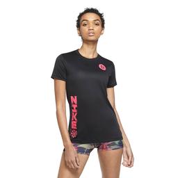 Dry Tee Leg icon Clash Kadın Siyah Antrenman Tişört CV5240-010