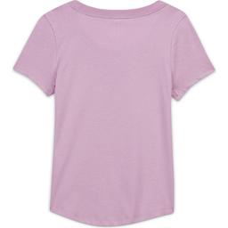 Nsw Tee School Dfused Floral Çocuk Kırmızı Tenis Tişört CZ1245-676