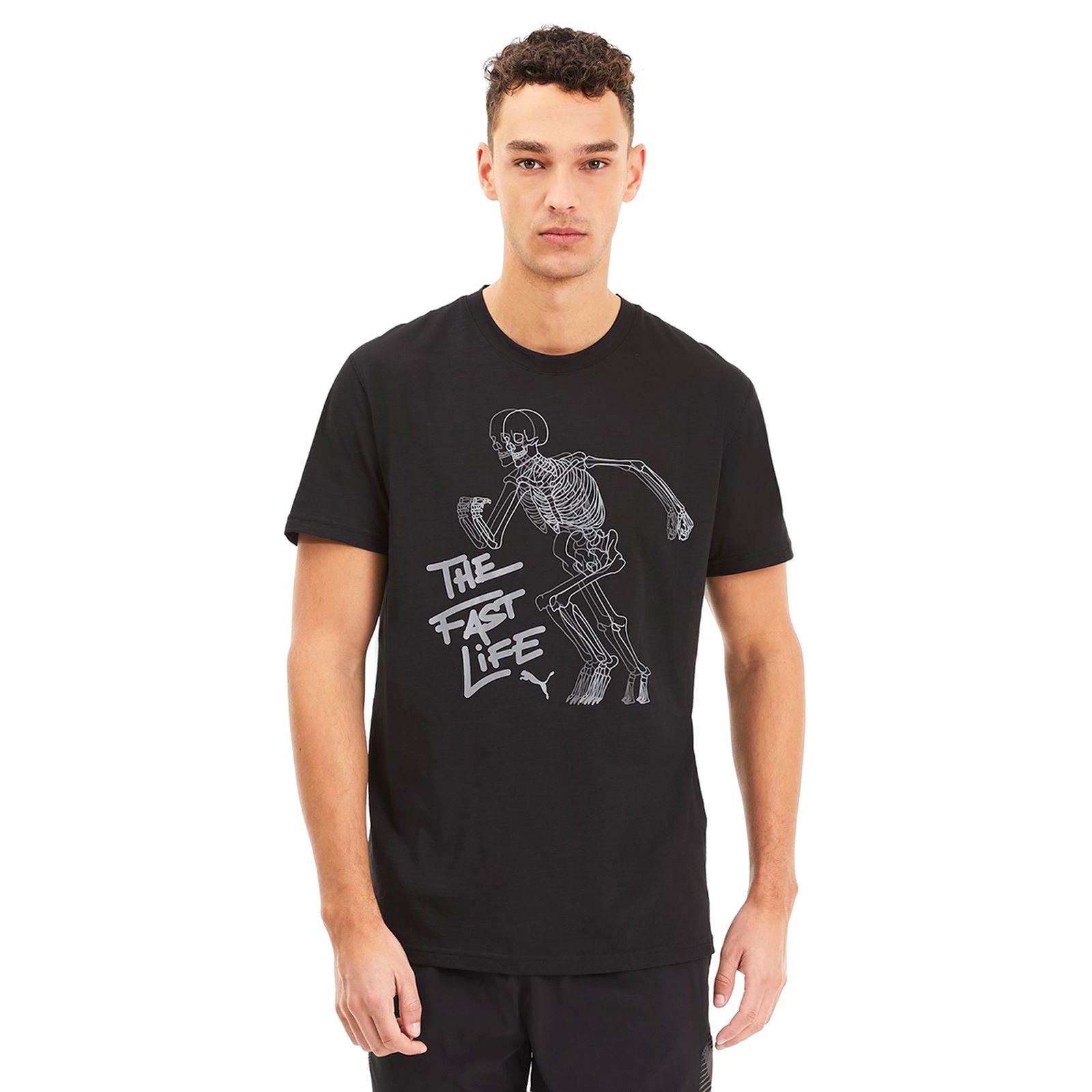 Graphic Tee Erkek Siyah Günlük Tişört 51902601