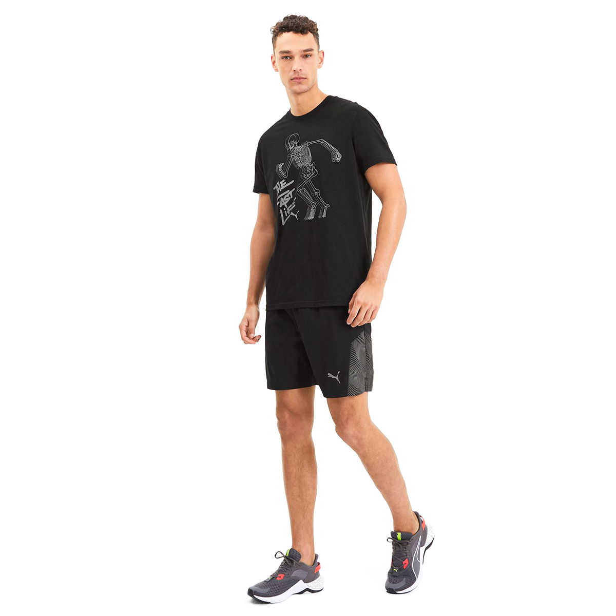 Graphic Tee Erkek Siyah Günlük Tişört 51902601