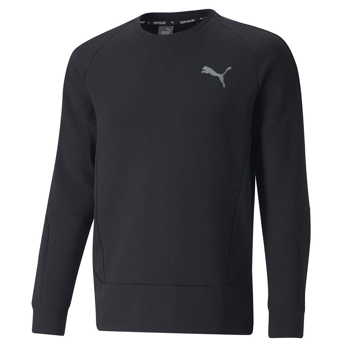 Evostripe Crew Erkek Siyah Günlük Sweatshirt 58346401