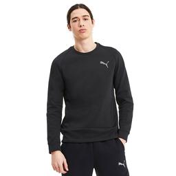 Evostripe Crew Erkek Siyah Günlük Sweatshirt 58346401