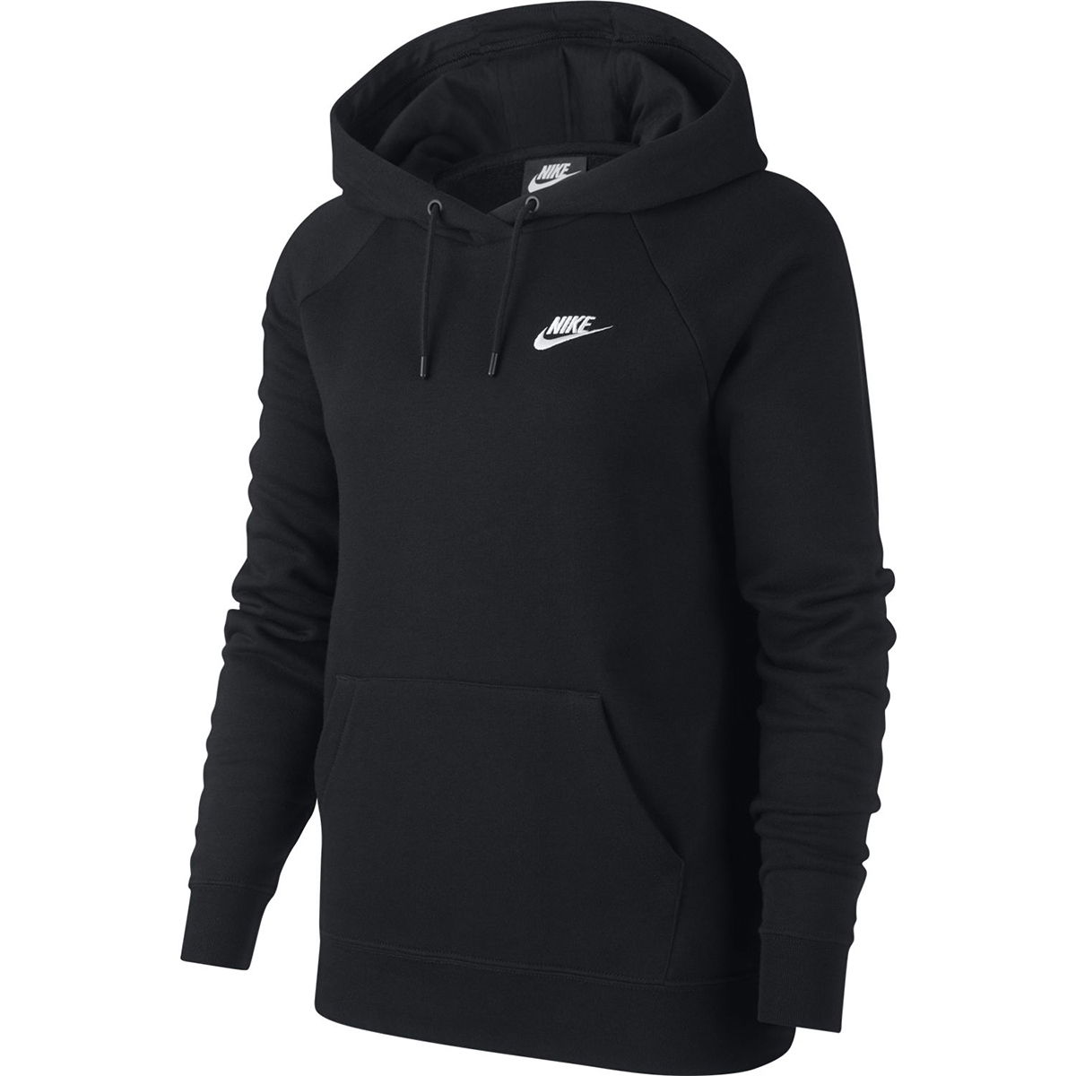 Essntl Hoodie Po Flc Kadın Siyah Günlük Stil Sweatshirt BV4124-010